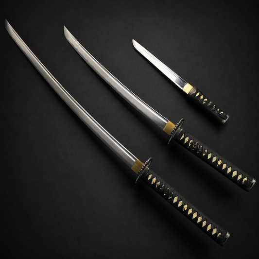 Musha 3 PCS Samurai Sword Set