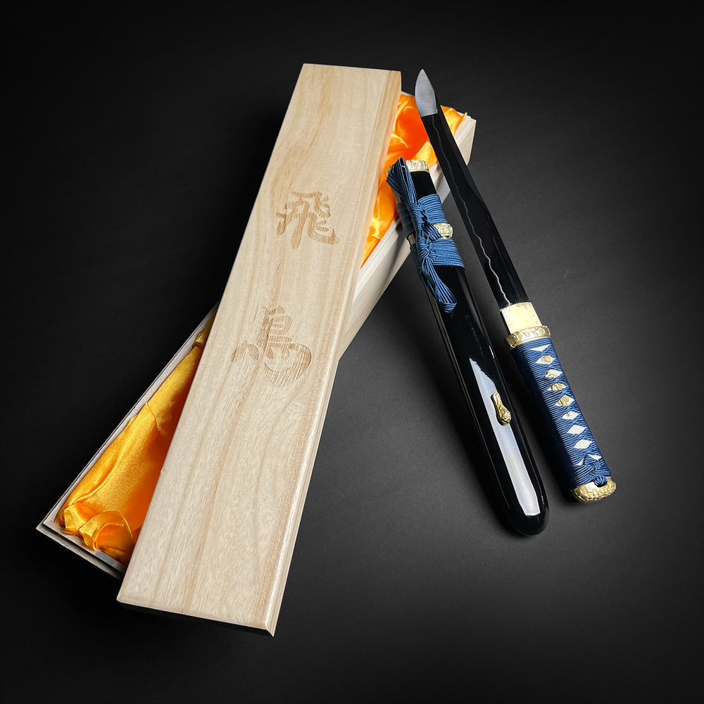 Asuka Black & Blue Japanese Tanto