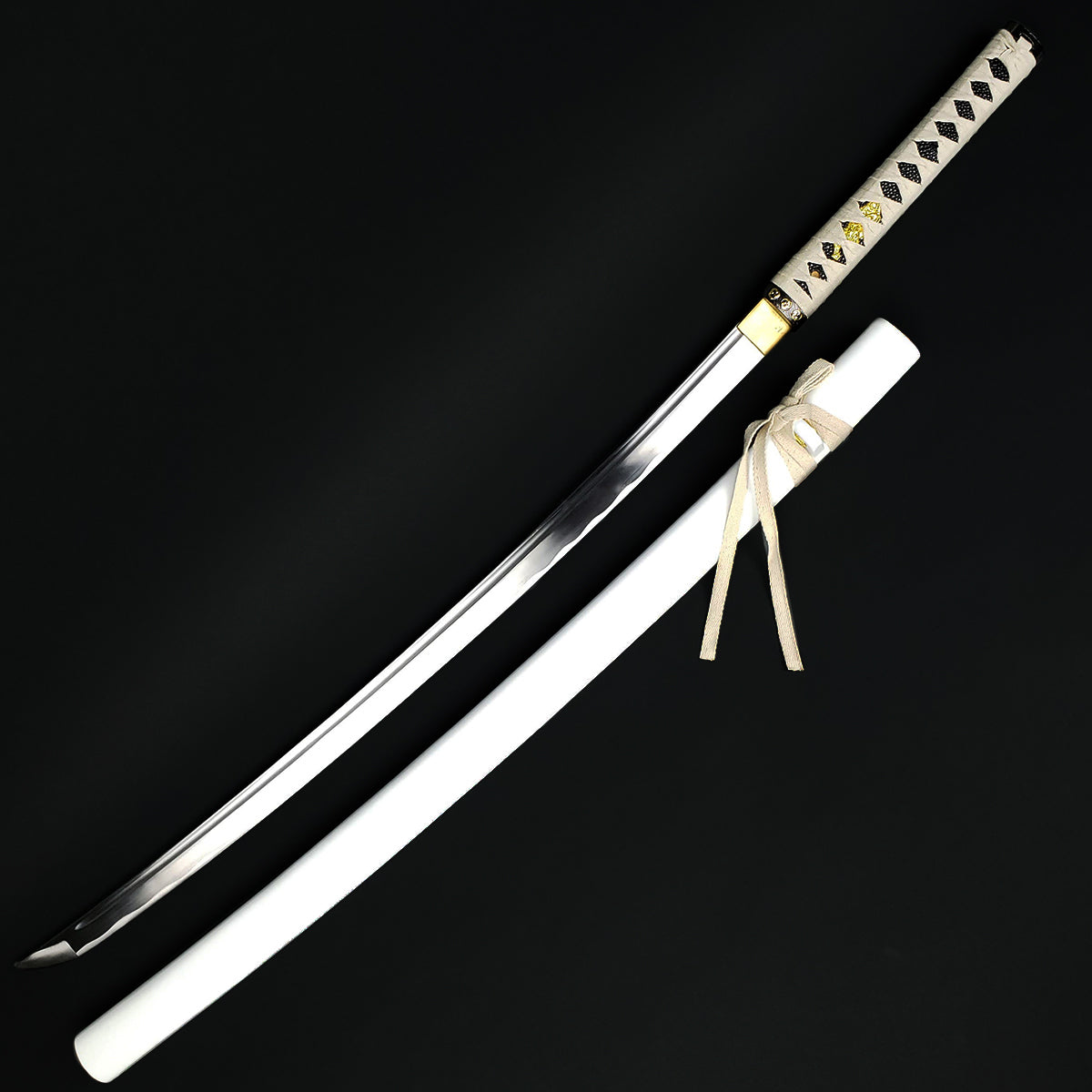 Katana for Sale - Shop Musha Zetsurin White Katana - Musashi Swords