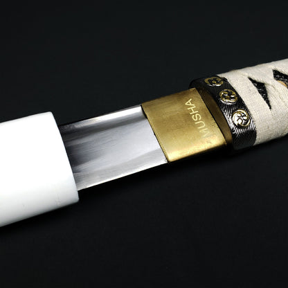 Katana for Sale - Shop Musha Zetsurin White Katana - Musashi Swords