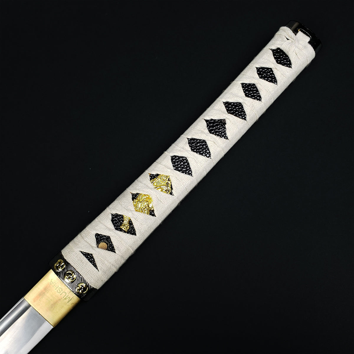 Katana for Sale - Shop Musha Zetsurin White Katana - Musashi Swords