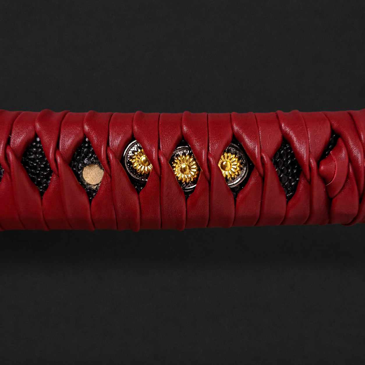 Order Musha Ceremonial Jintachi Katana (Burgundy) - Musashi Swords