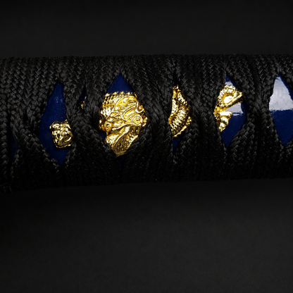 Musha Higanbana Katana w/ Tsuka Dagger (Blue)