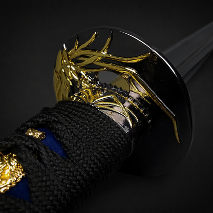 Musha Higanbana Katana w/ Tsuka Dagger (Blue)
