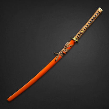 Musha "Gold Warrior" Damascus Katana