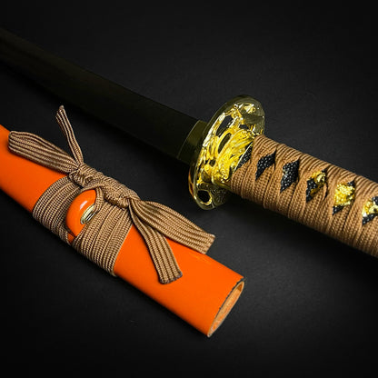 Musha "Gold Warrior" Damascus Katana