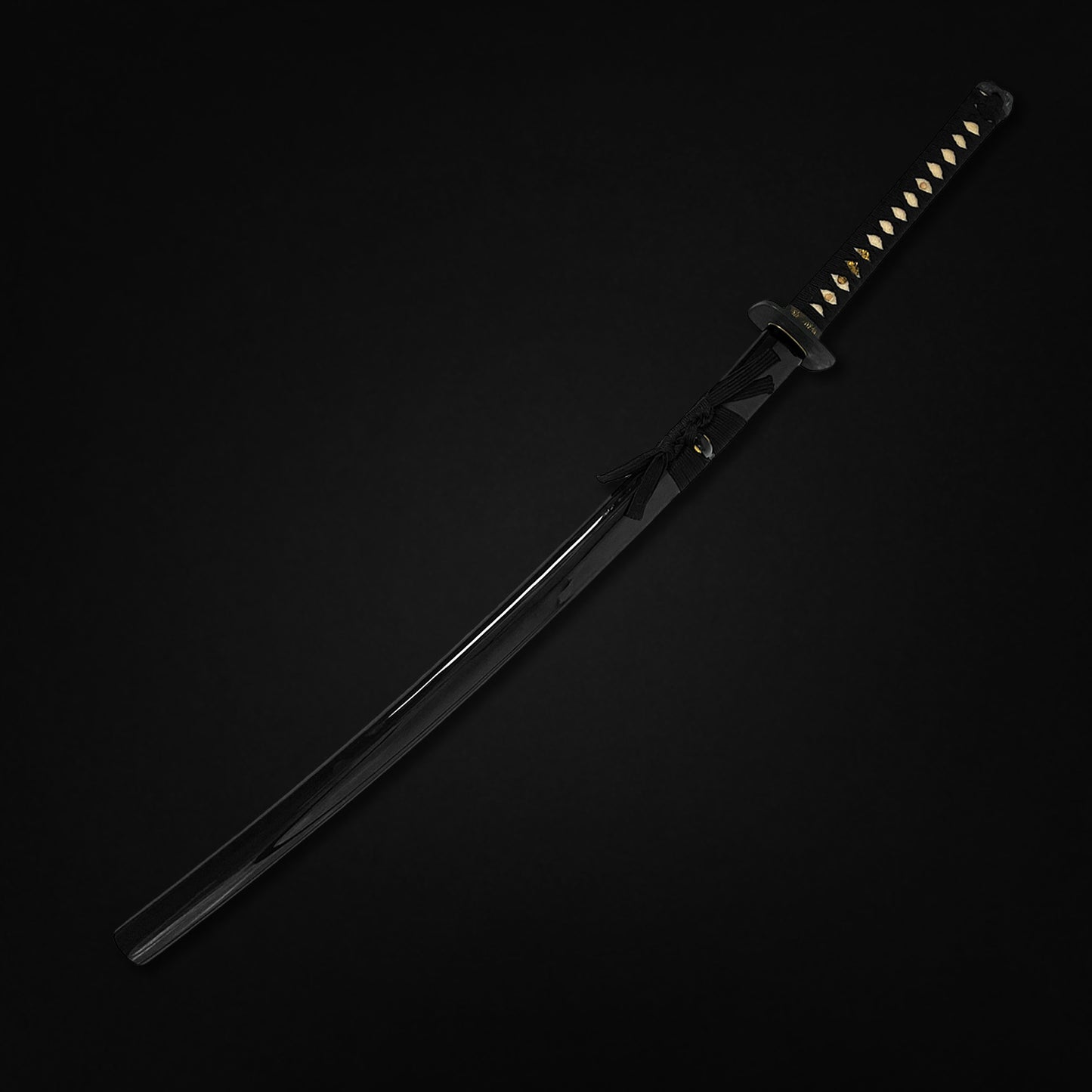 Musashi Oni Demon Katana with Black Sheath