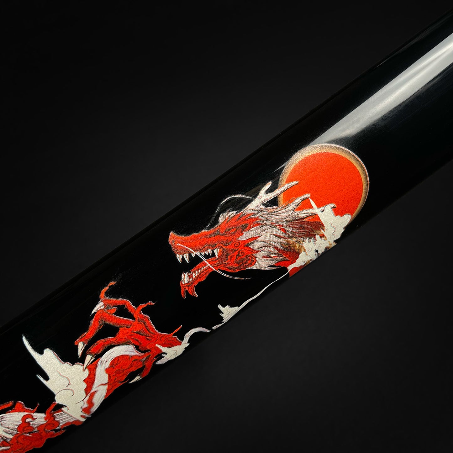Musha Red Dragon Hand-Forged Katana.