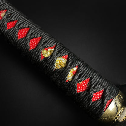 Musha Red Dragon Hand-Forged Katana.