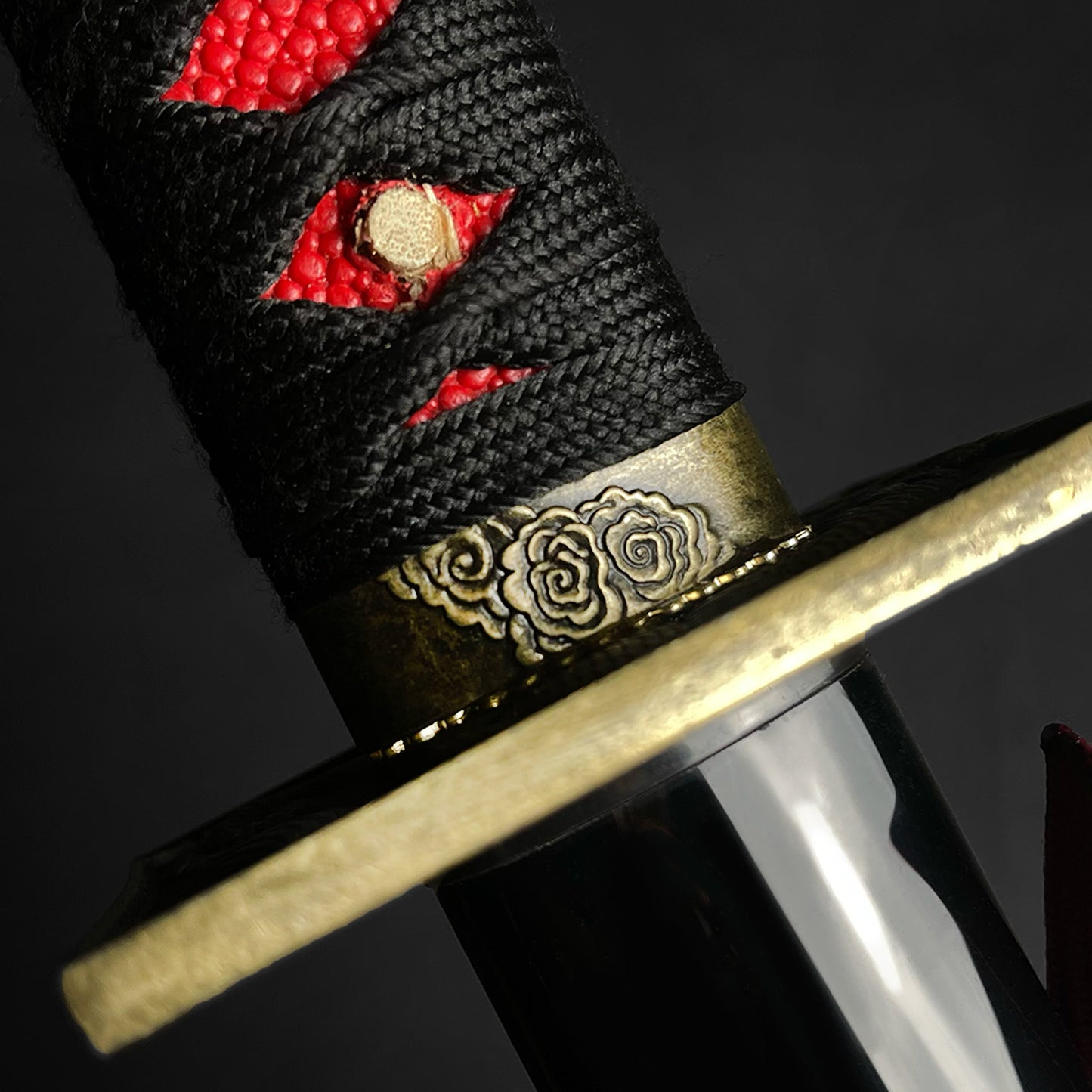 Musha Red Dragon Hand-Forged Katana.