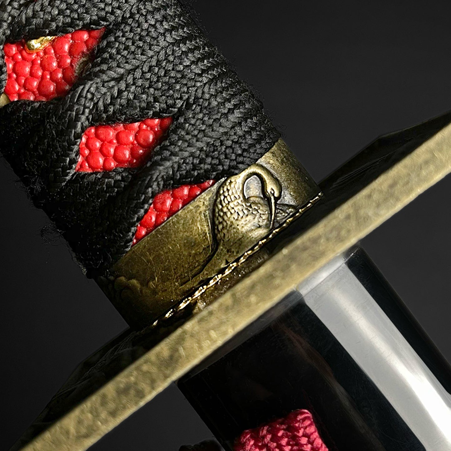 Musha Red Dragon Hand-Forged Katana.