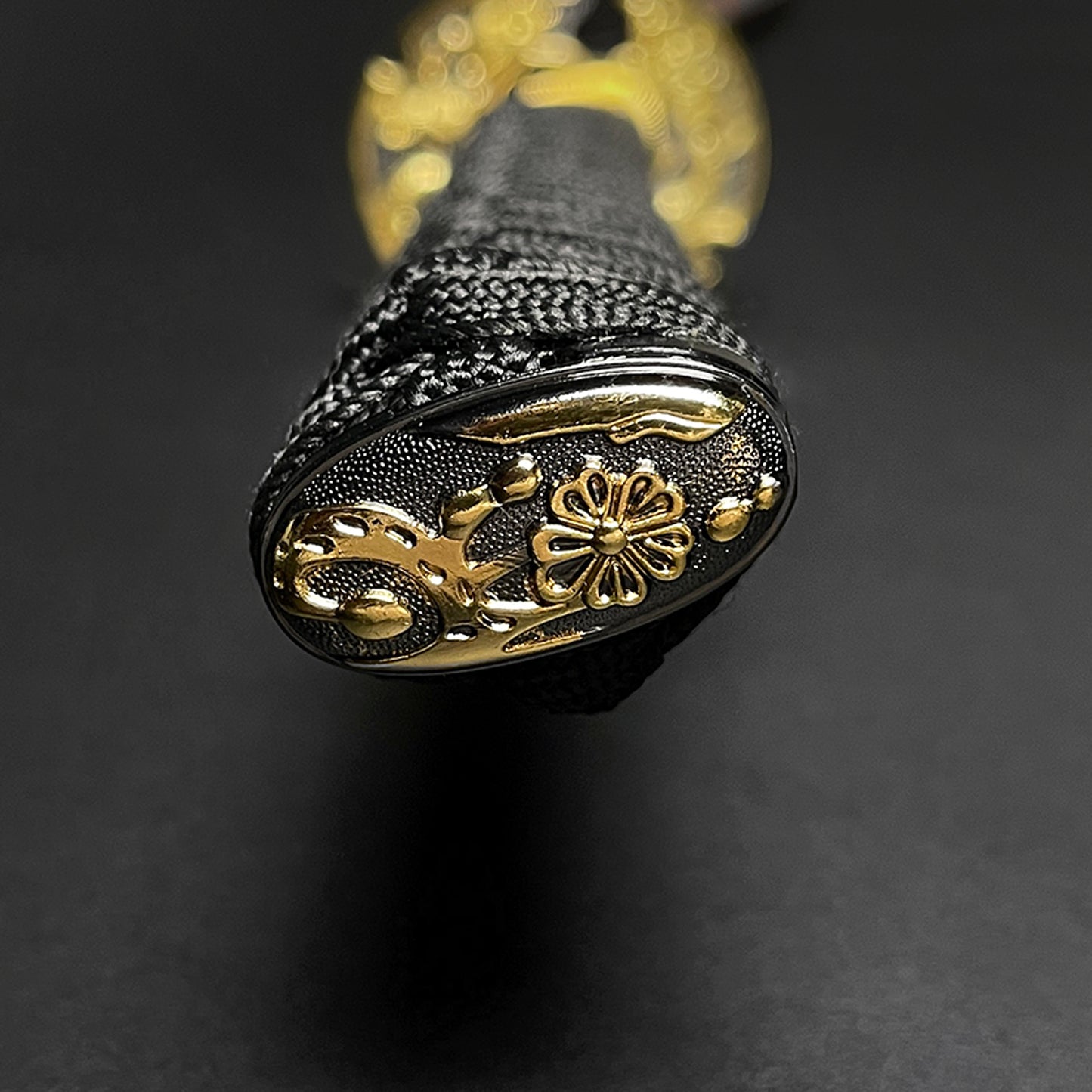 Musha Red Dragon on Scabbard Samurai Sword