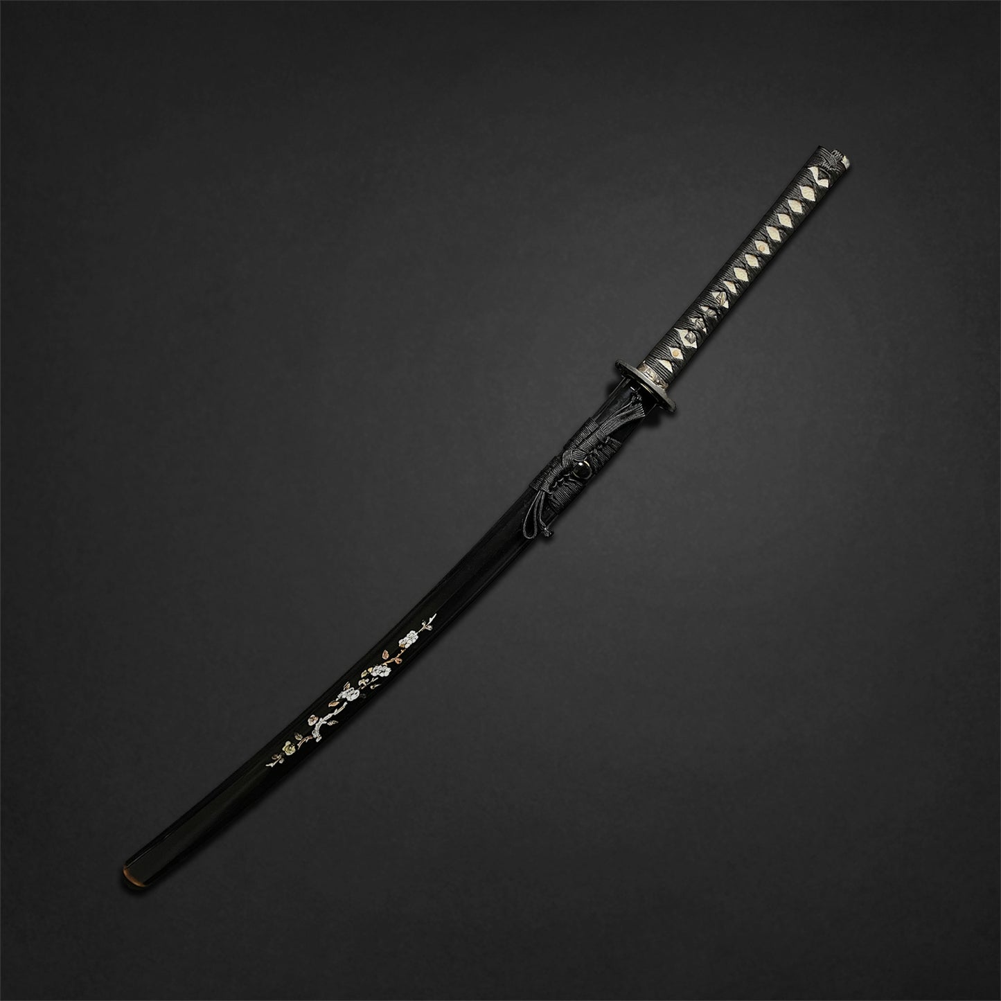 Musha Black "Bamboo & Plum Flower" Katana