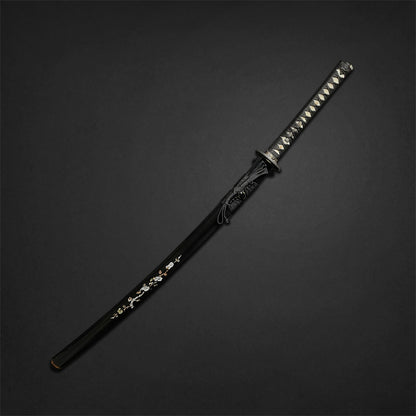 Musha Black "Bamboo & Plum Flower" Katana