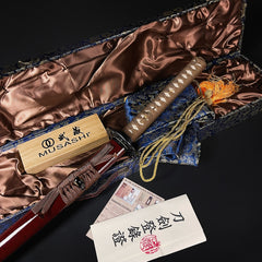 Musashi “Yamata no Orochi”  Burgundy Dragon Slayer Katana