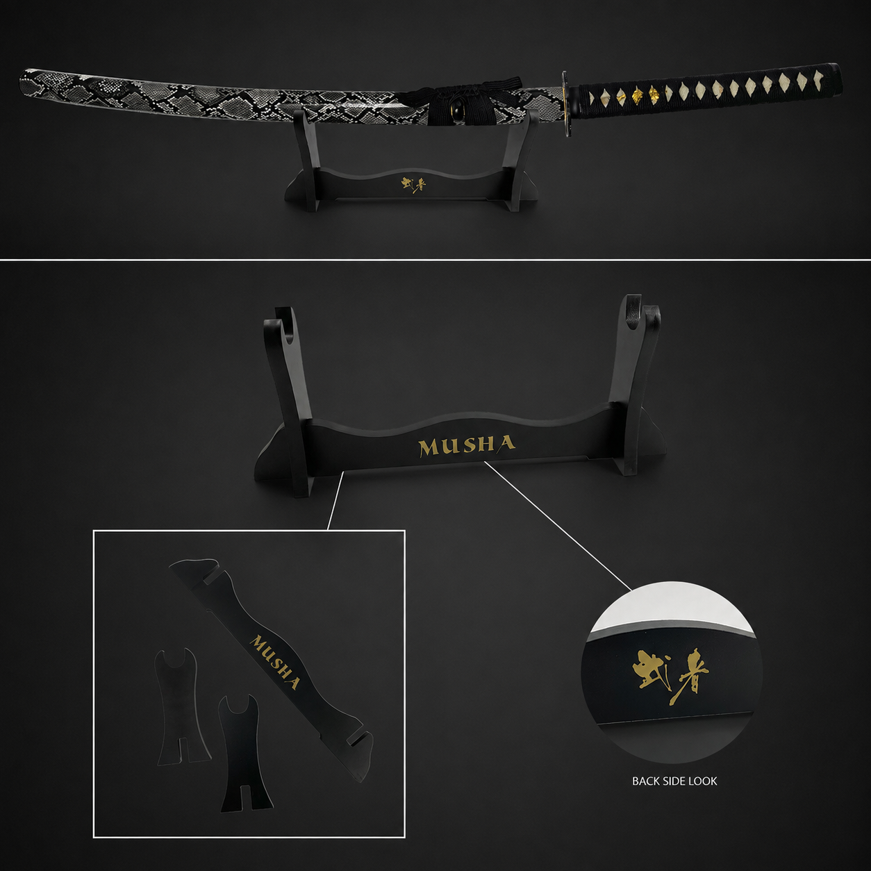 Musha "Black Orchid" Samurai Sword