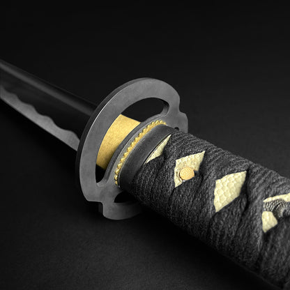 Musha Five Rings Burgundy Katana