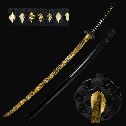 Musha Cheetah Print Samurai Sword