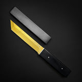Tanto Knife for Sale: Asuka Gold Damascus Tanto Knife  - Musashi Swords