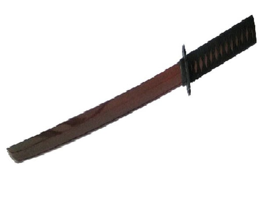 31 1/2" Red wooden samurai sword (Bokken)