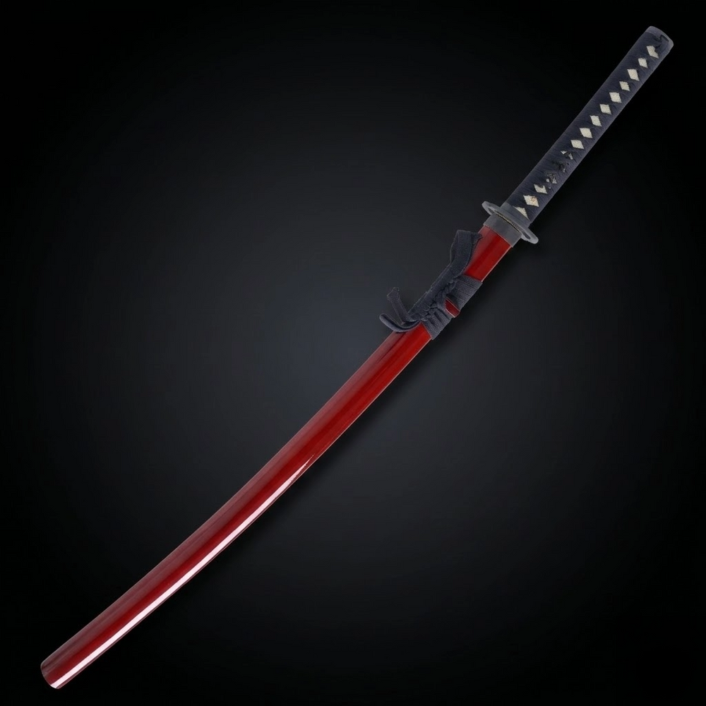 Musha Five Rings Burgundy Katana