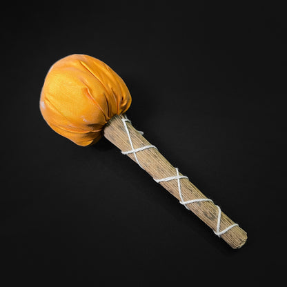 Musashi Samurai Sword Maintenance Kit cleaning tool with wooden handle and cloth head for sword care