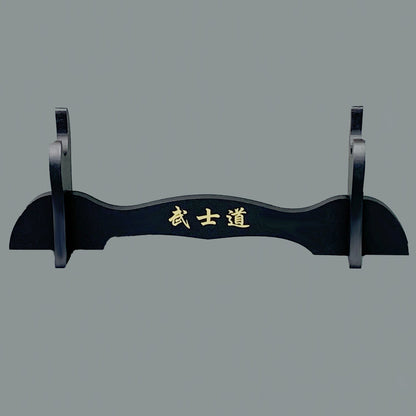Black Samurai Sword Display Stand – Premium Katana Holder