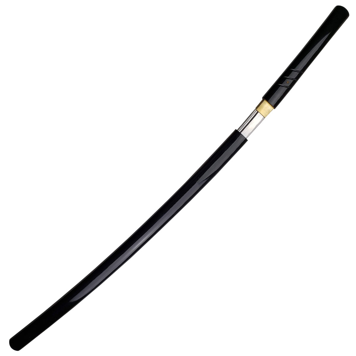Musha Black Shirasaya - Authentic Samurai Swords for Sale Online.