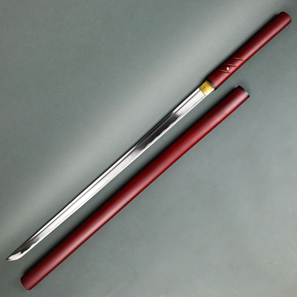 Musha Zatoichi Style Shirasaya (Burgundy)