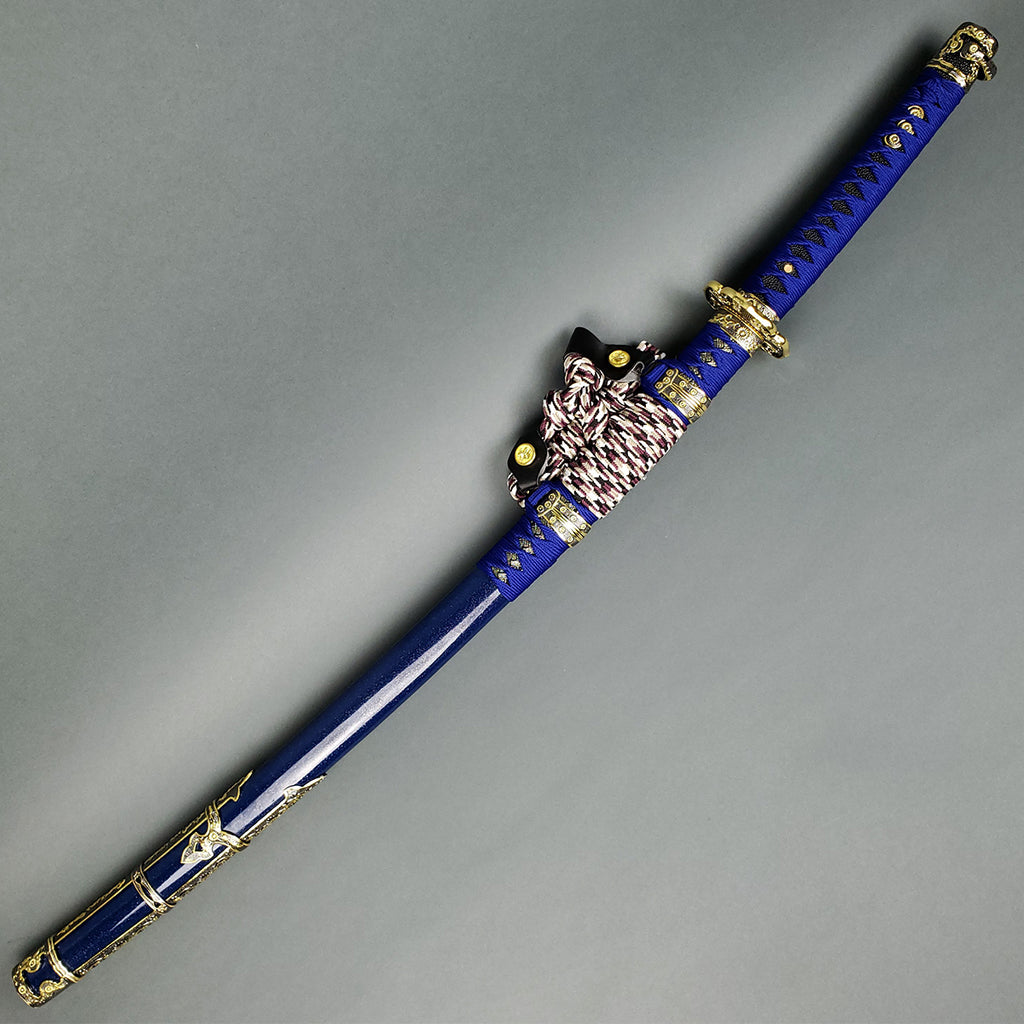 Musha Ceremonial Jintachi Katana (Blue) – Musashi Swords