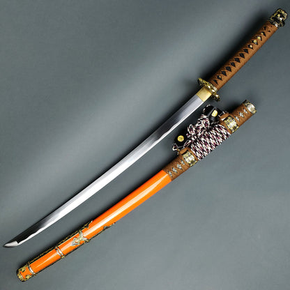 Musha Ceremonial Jintachi Katana (Gold)