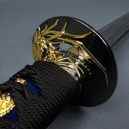 Musha Higanbana Katana w/ Tsuka Dagger (Blue)