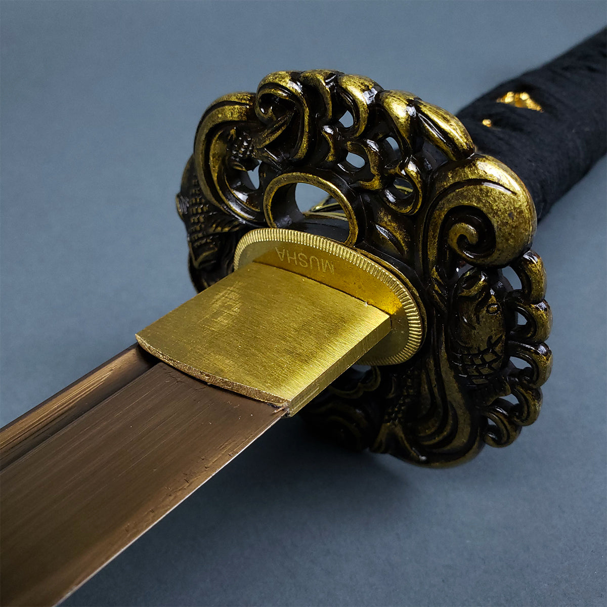 Musha Golden Koi Katana - Authentic Musashi Sword