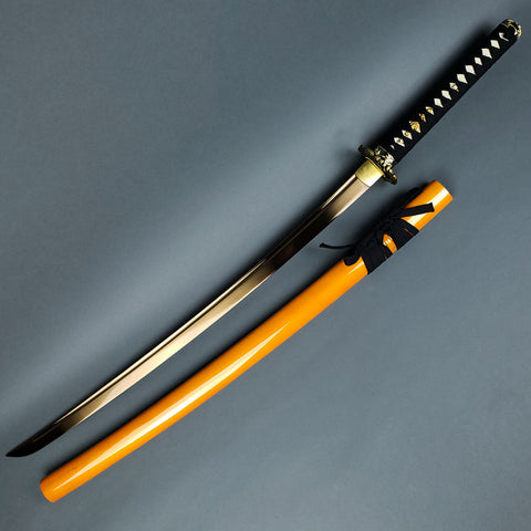 Musha "Golden Koi" Samurai Katana - Authentic Musha Swords.