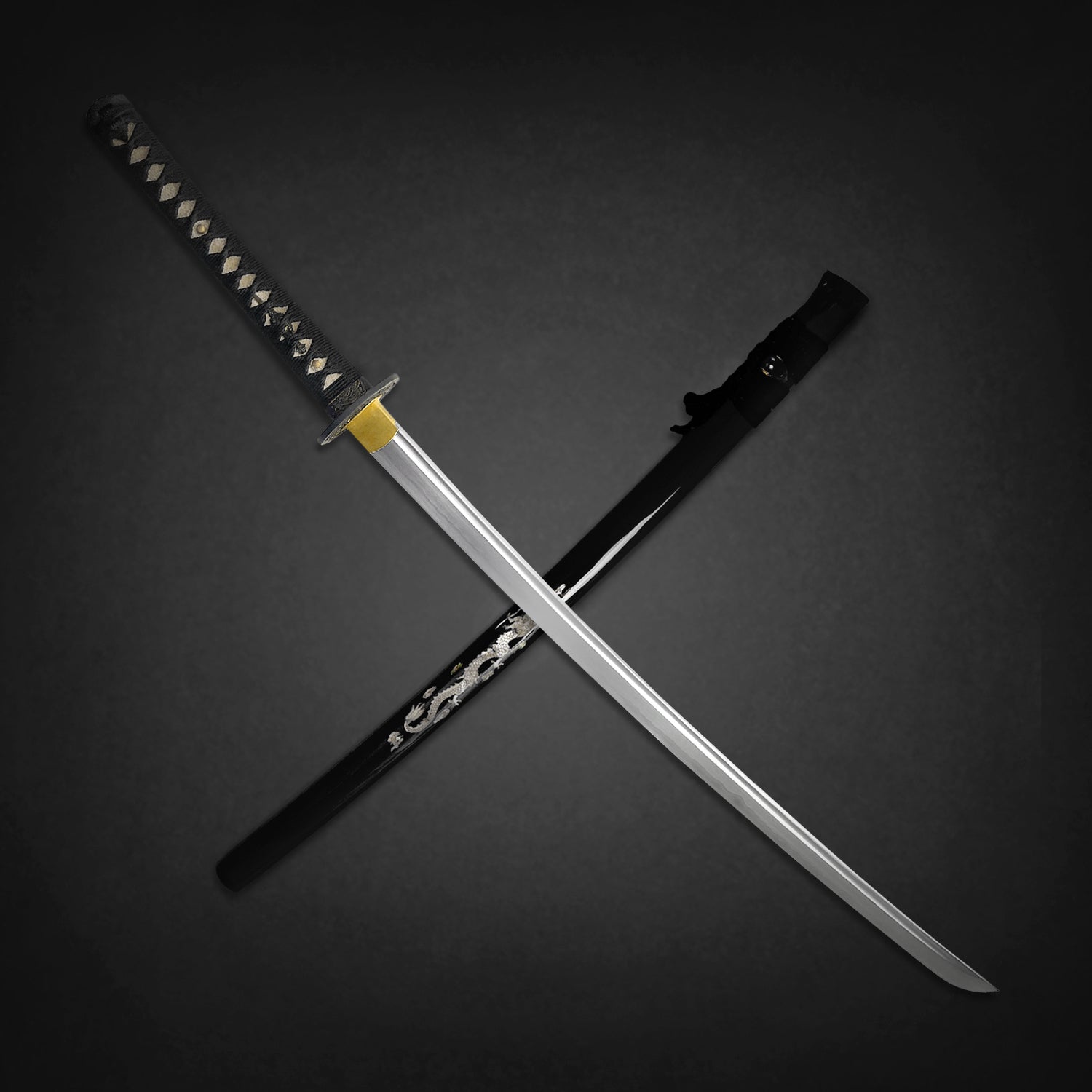 Musha “Black Pearl Dragon” Katana - Musashi Swords