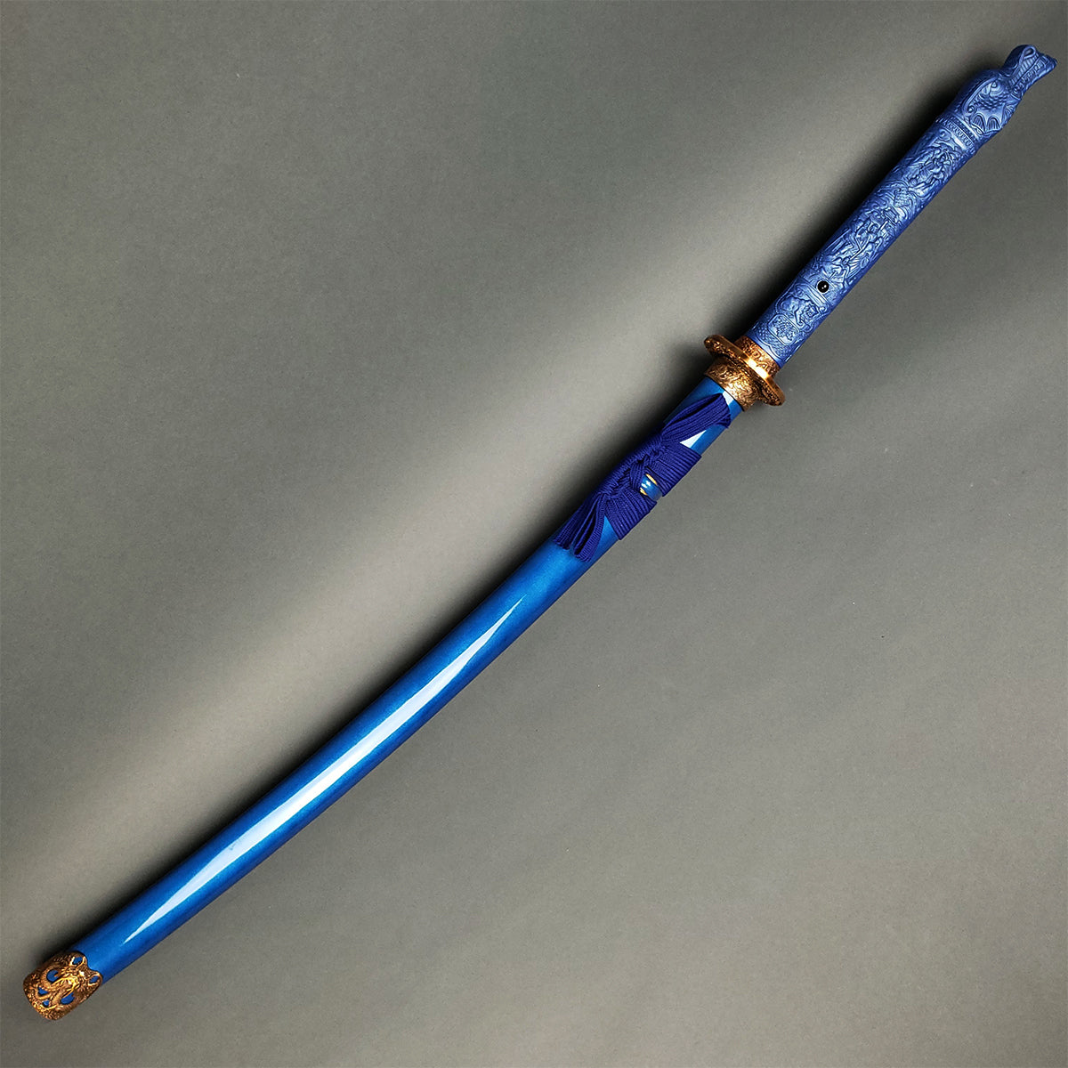 Musha Seiryu Highlander Style Katana (Blue)