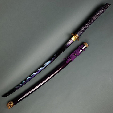 Musha Seiryu Highlander Style Katana (Purple)