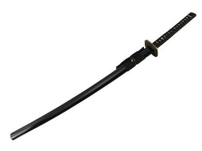 Musashi Square Dragon and Tiger Katana Black Cord